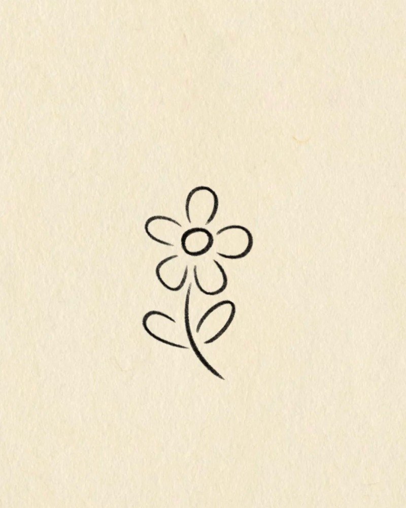 How to draw a daisy easy 3