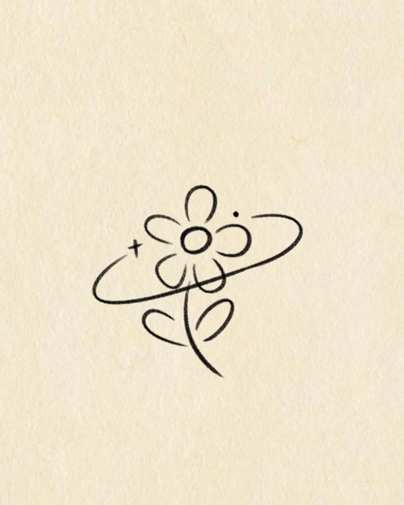 How to draw a daisy flower 4