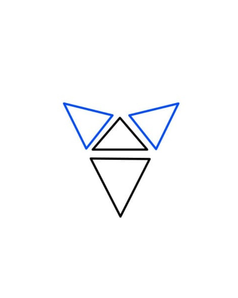 How to draw a diamond shape 3