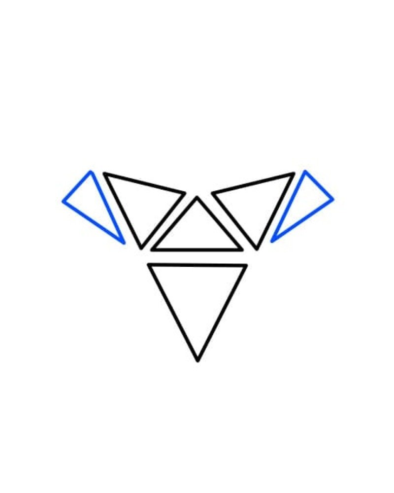 How to draw a diamond shape 4