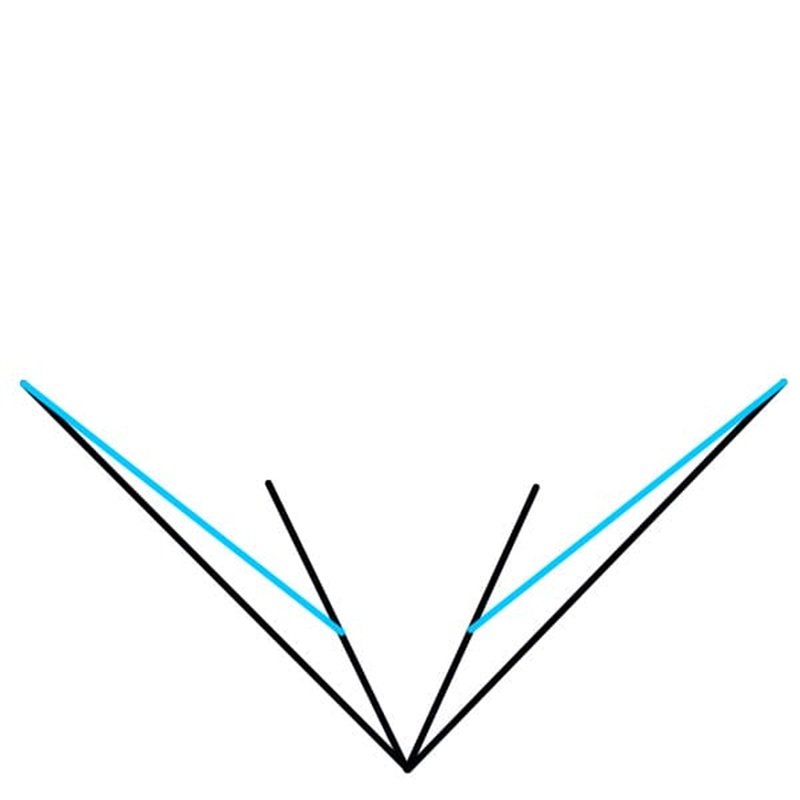How to draw a diamond step by step 3