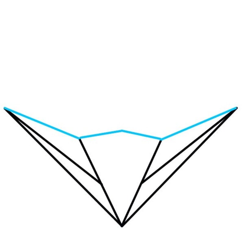 How to draw a diamond step by step 4