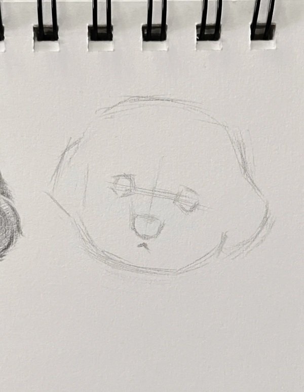 How to draw a dog step by step 1