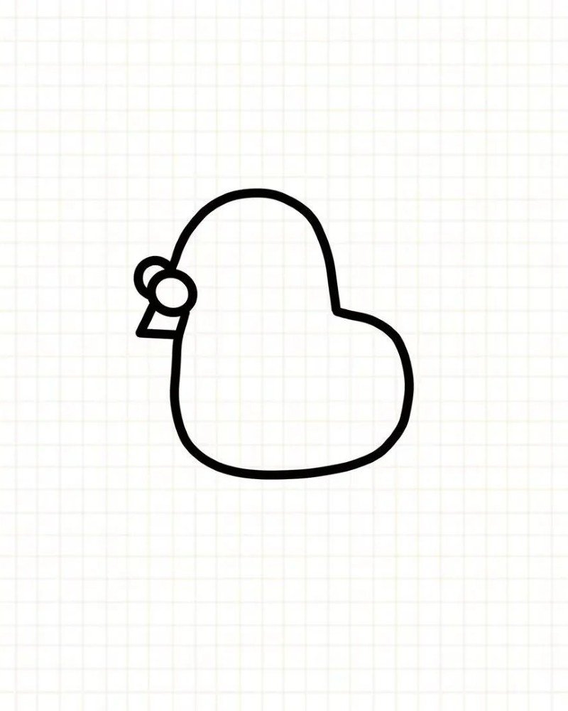 How to draw a dove bird for kids 2