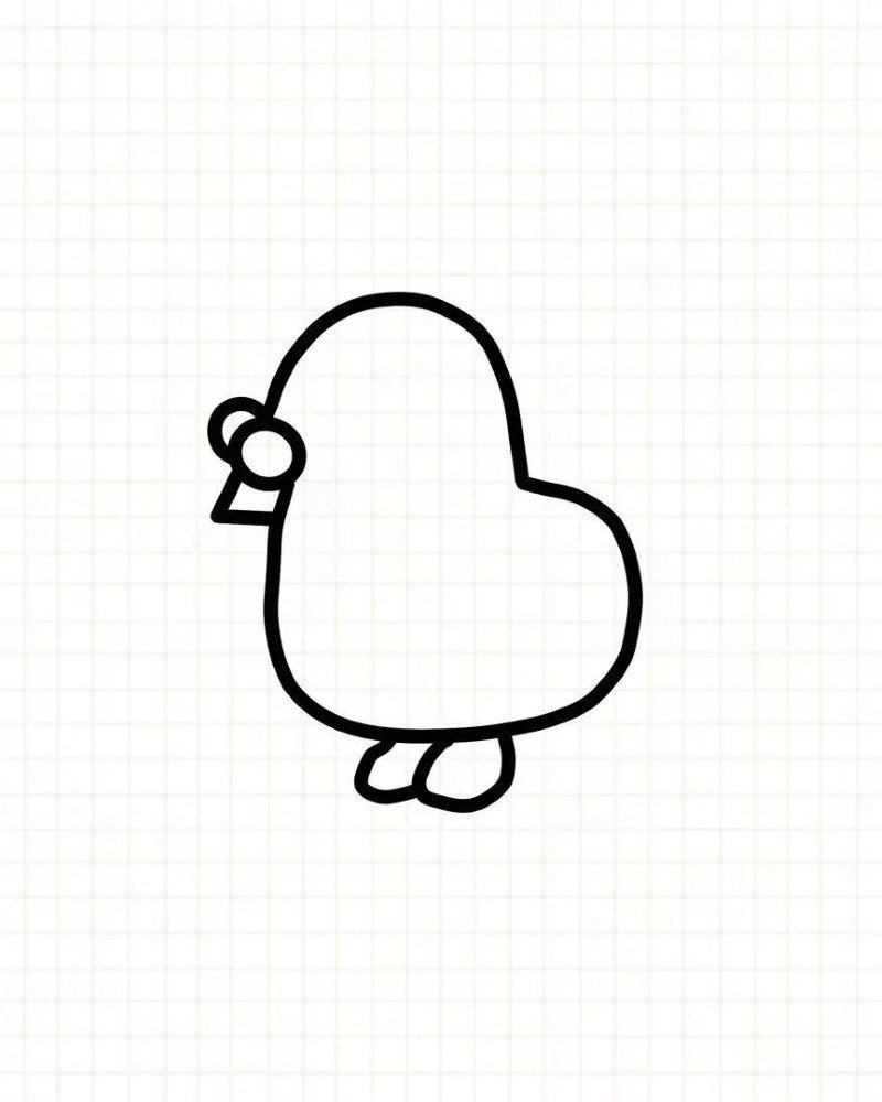How to draw a dove bird for kids 3