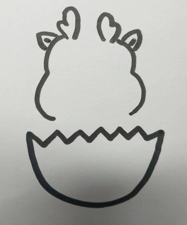 How to draw a dragon easy for kids 3