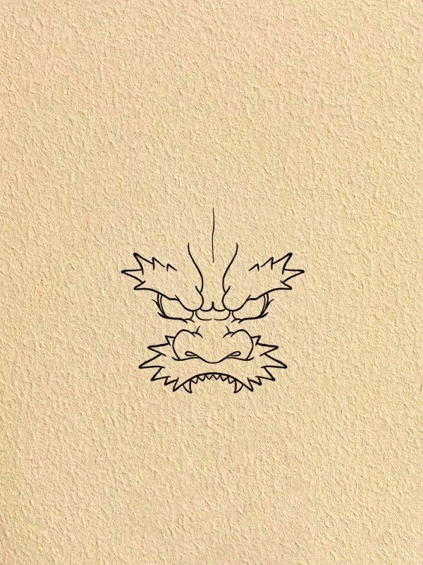 How to draw a dragon easy step by step 7
