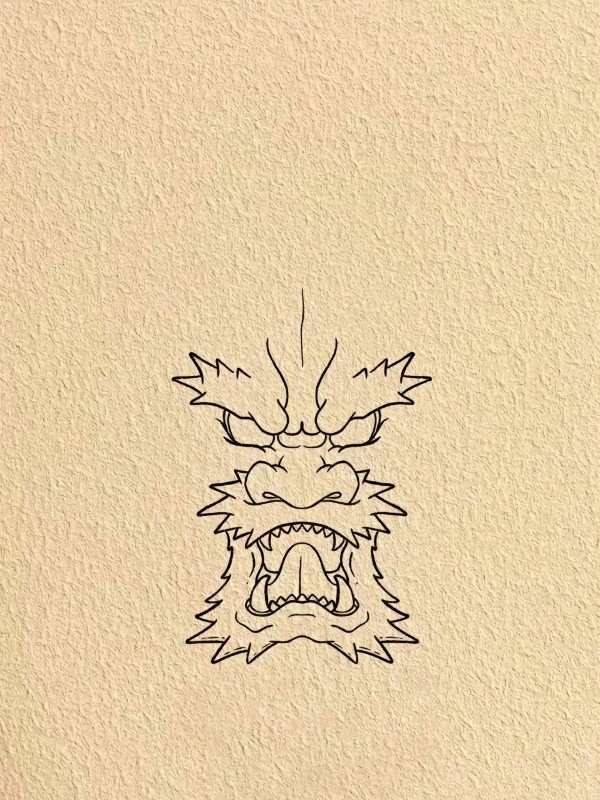 How to draw a dragon easy step by step 9