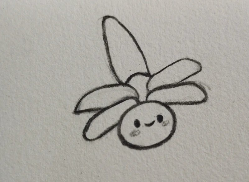 How to draw a dragonfly for kids 4