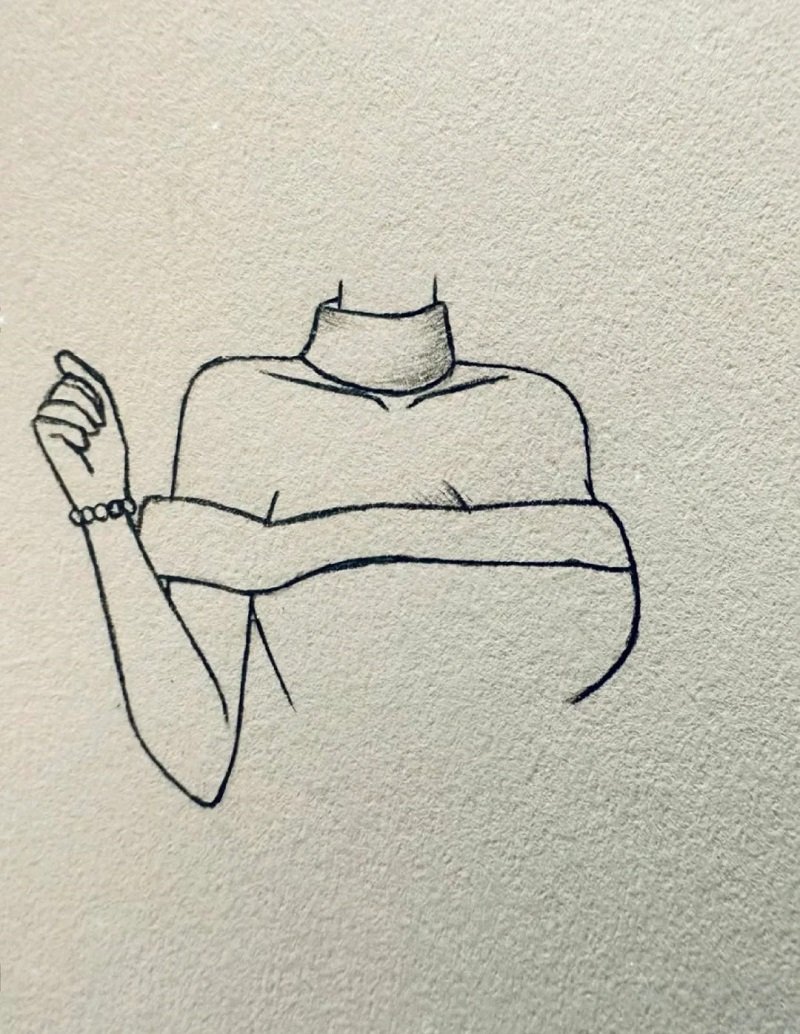 How to draw a dress easy 2