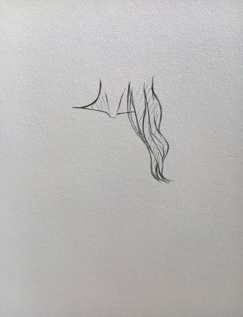 How to draw a dress for kids 1