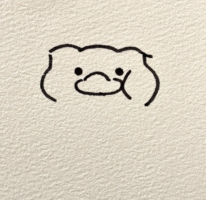How to draw a duck easy cute 2