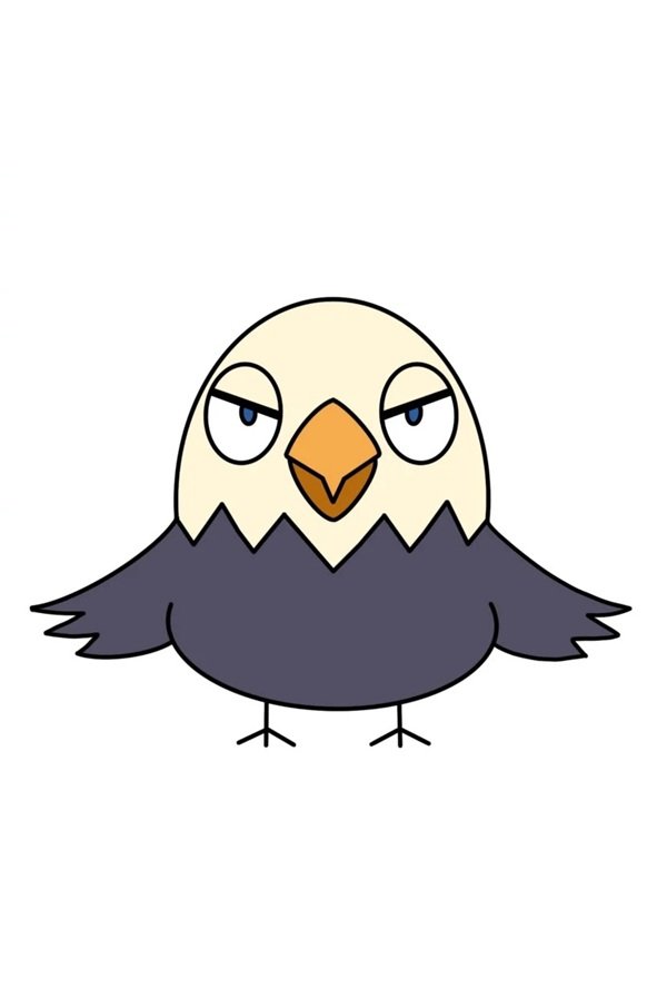How to draw a eagles​