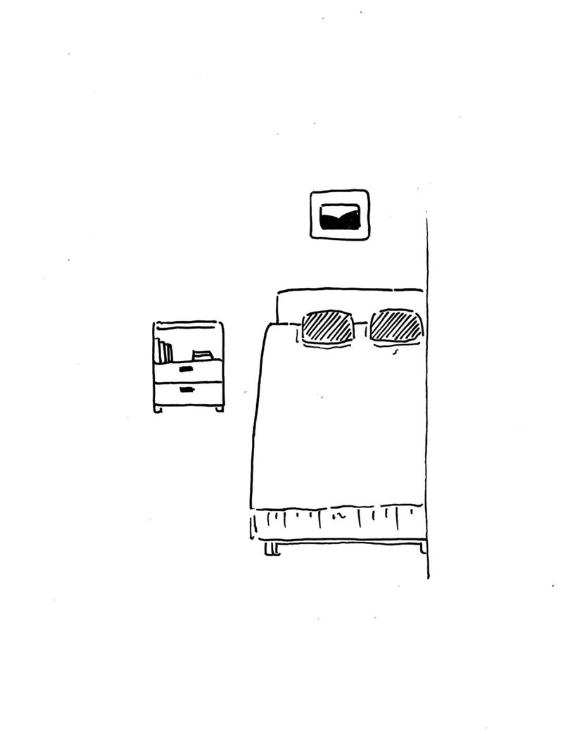 How to draw a easy bed​ 4