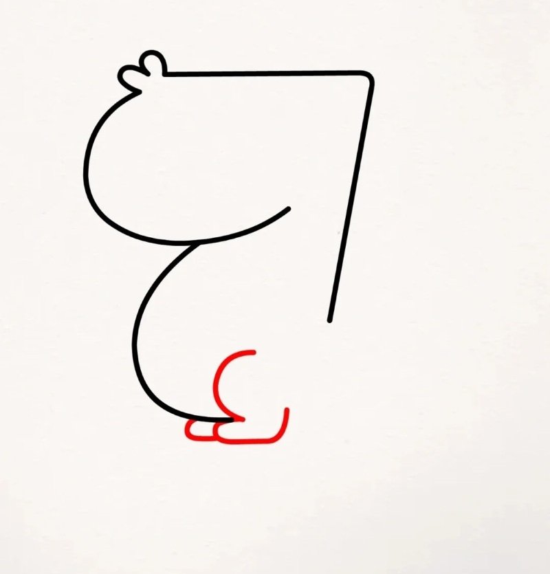 How to draw a easy crocodile 3