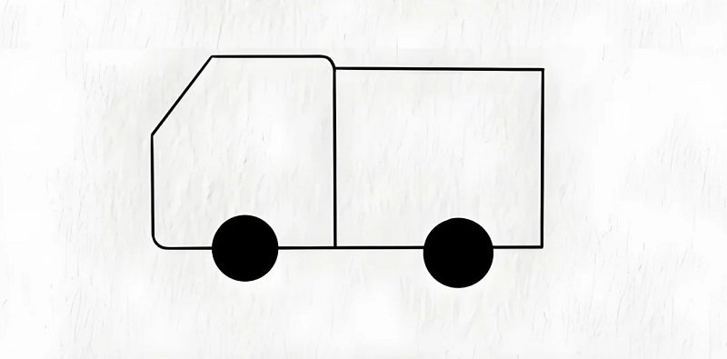 How to draw a easy fire truck 2