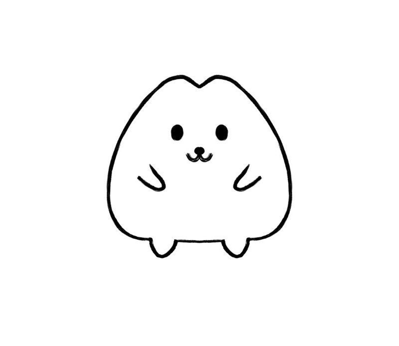 How to draw a Hedgehog easy 2