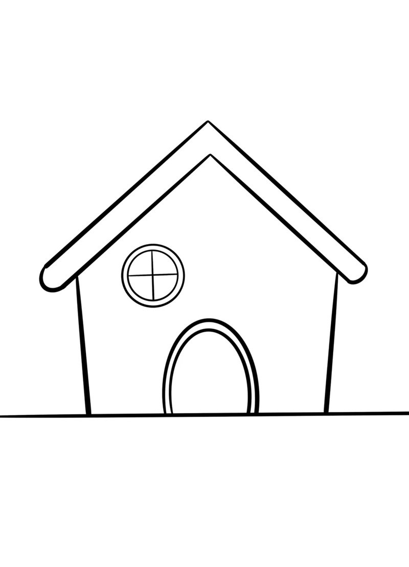 How to draw a easy house​ 2