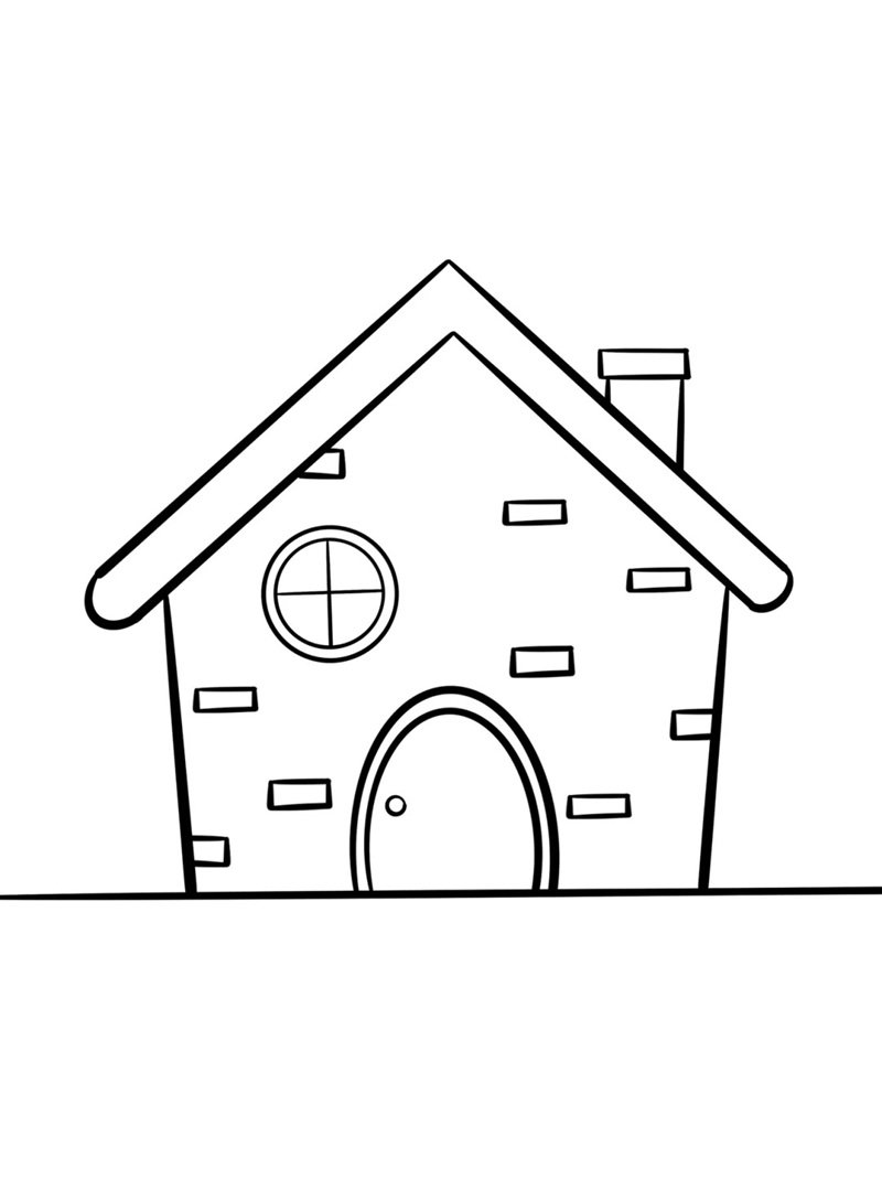 How to draw a easy house​ 3