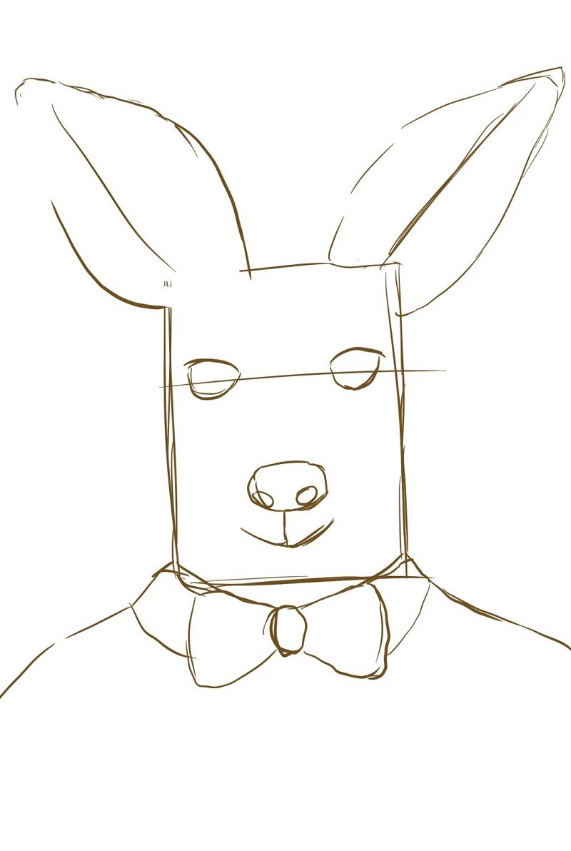  How to draw a easy kangaroo 3