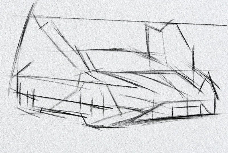 How to draw a easy lamborghini 1
