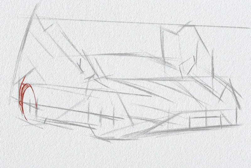 How to draw a easy lamborghini 2
