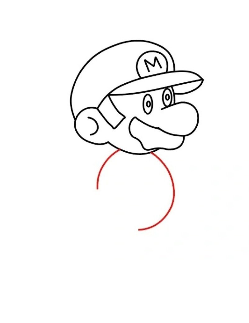 How to draw a easy mario 5