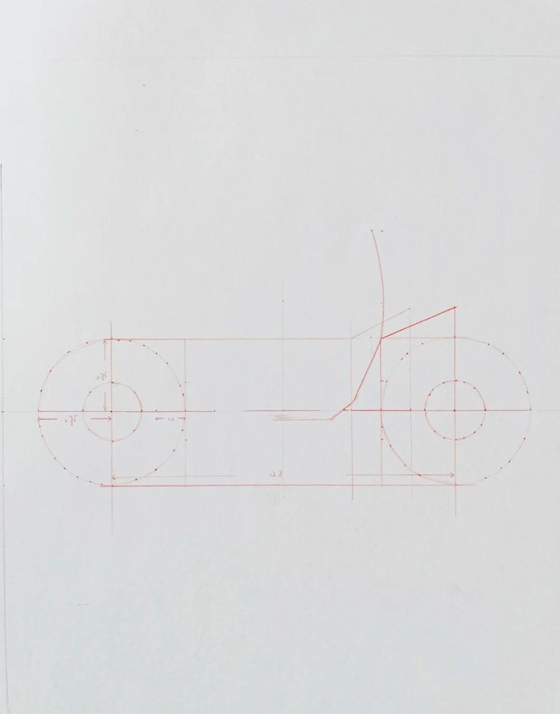 How to draw a easy motorcycle 2