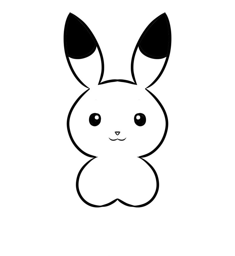How to draw a easy Pokemon 4