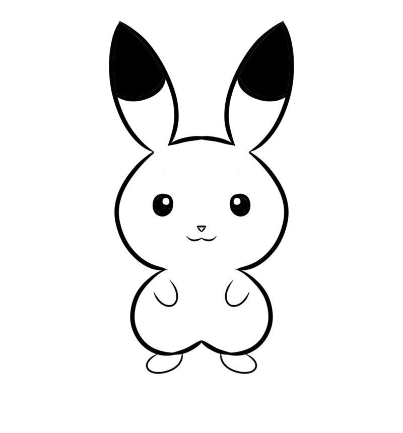 How to draw a easy Pokemon 5
