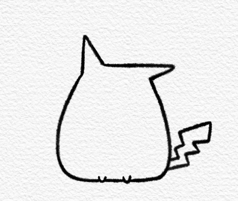 How to draw a easy Pokemon step by step​ 6