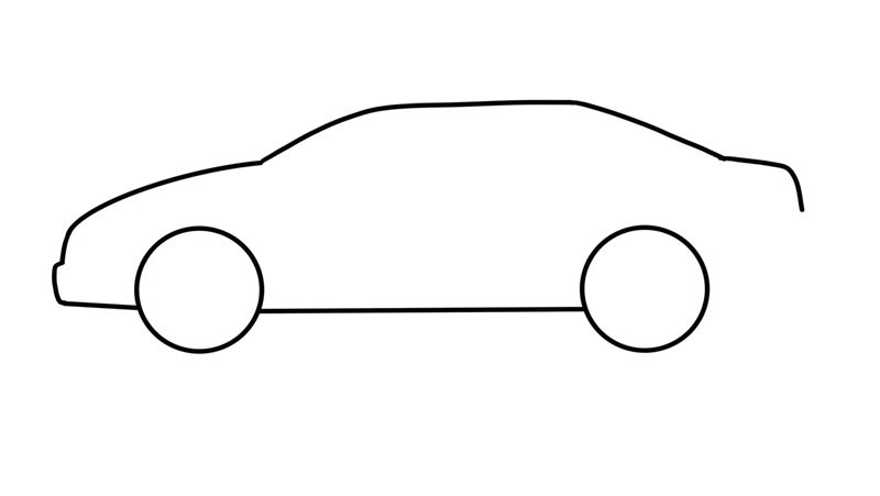 How to draw a easy police car 6