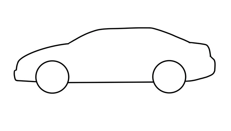 How to draw a easy police car 7