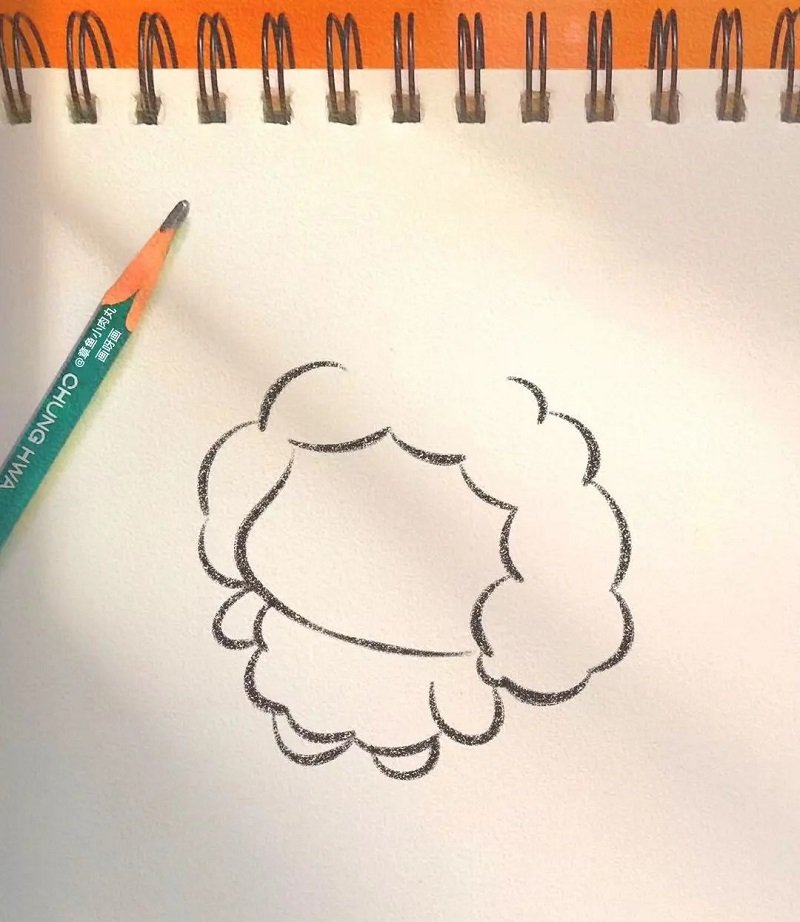 How to draw a easy sheep 3