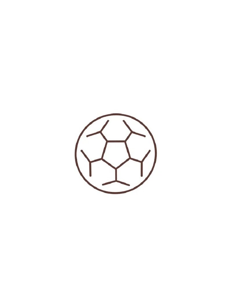 How to draw a easy soccer ball 4