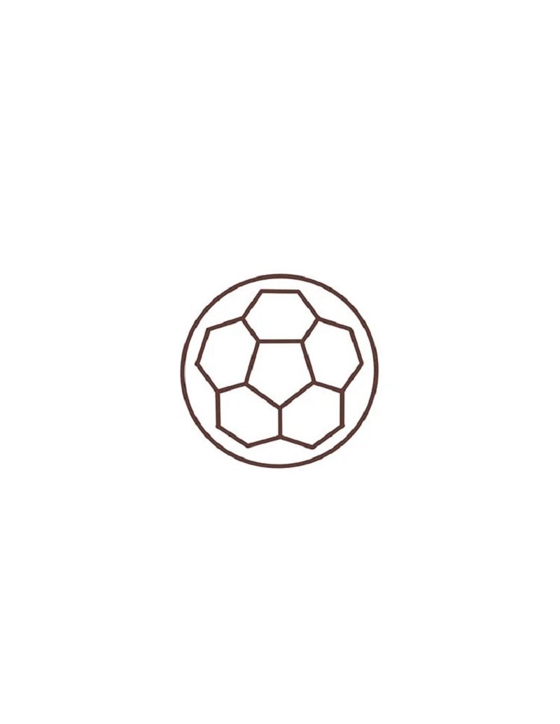 How to draw a easy soccer ball 5n 