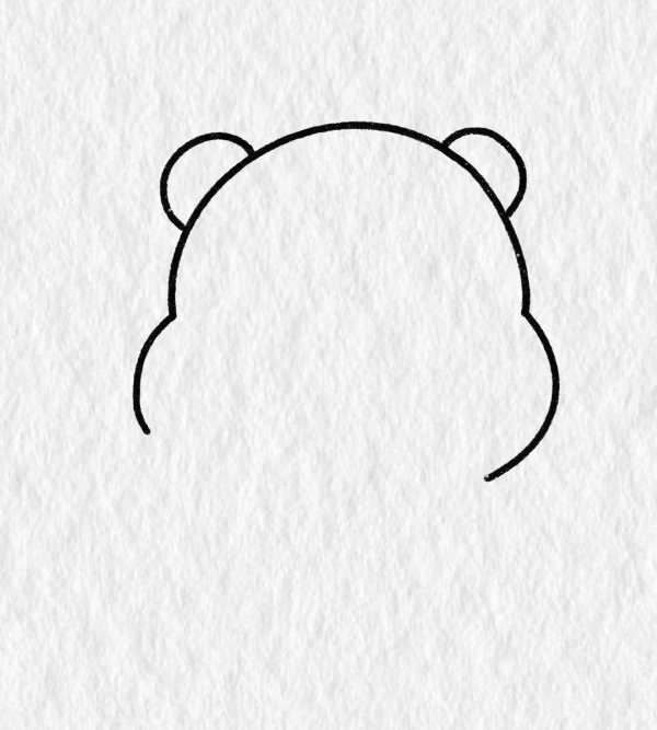 How to draw a easy teddy bear 3