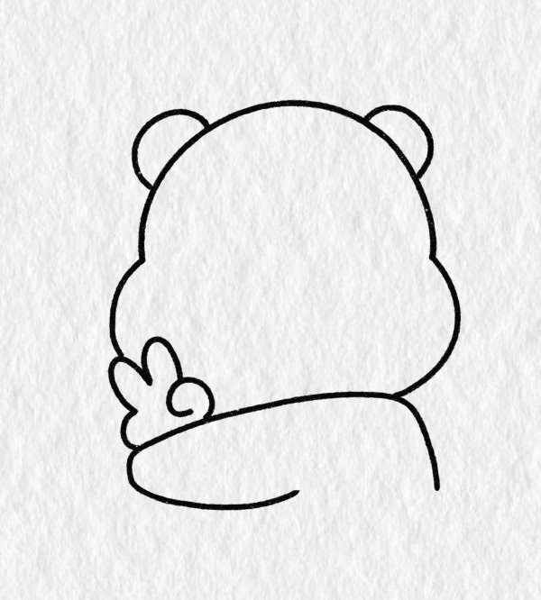 How to draw a easy teddy bear 5