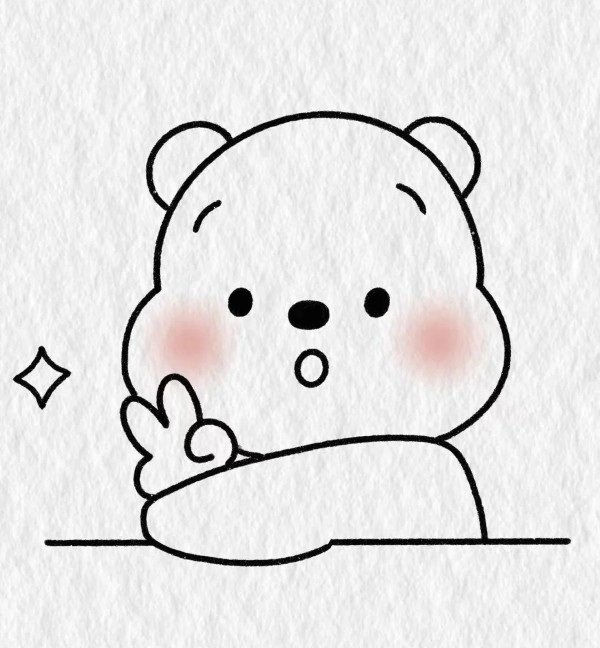 How to draw a easy teddy bear