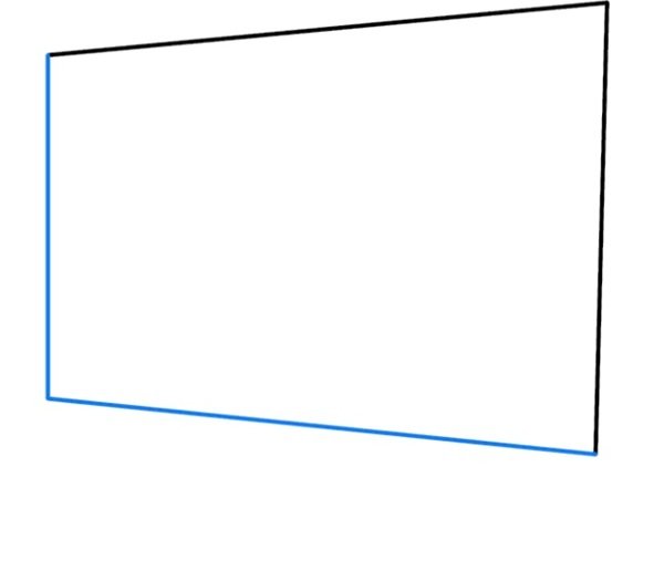 How to draw a easy tv 2