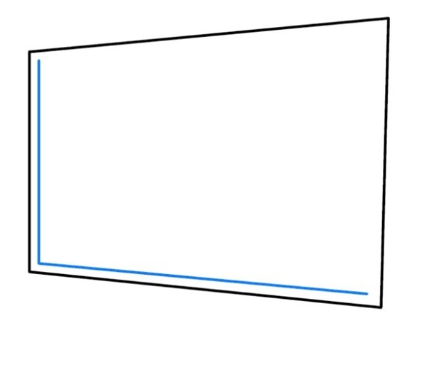 How to draw a easy tv 3 