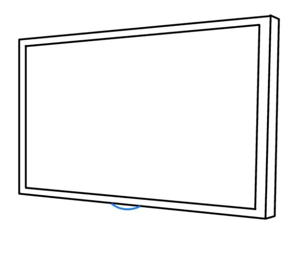 How to draw a easy tv 6