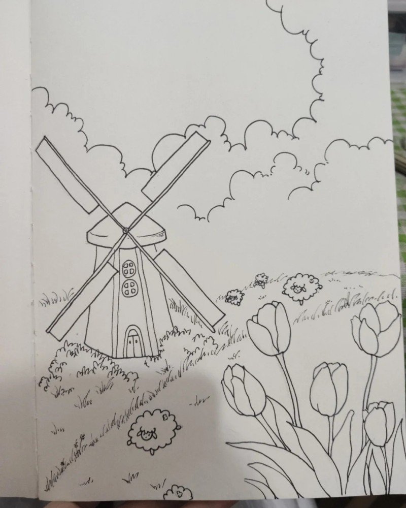 How to draw a farm 2