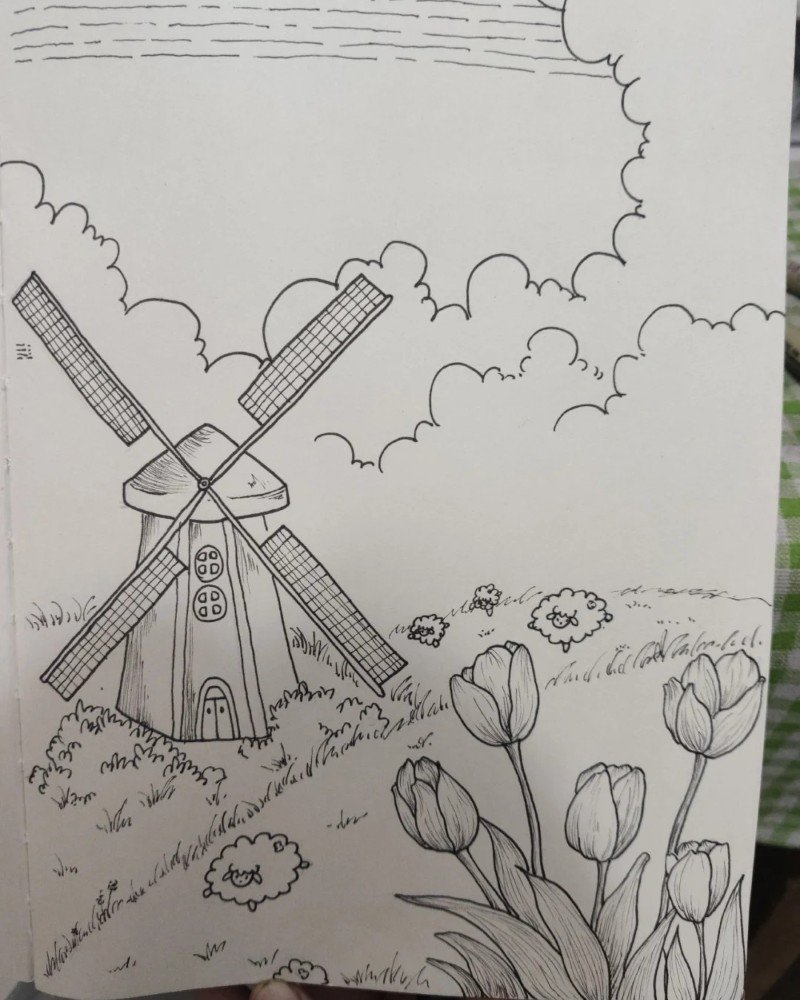 How to draw a farm 3
