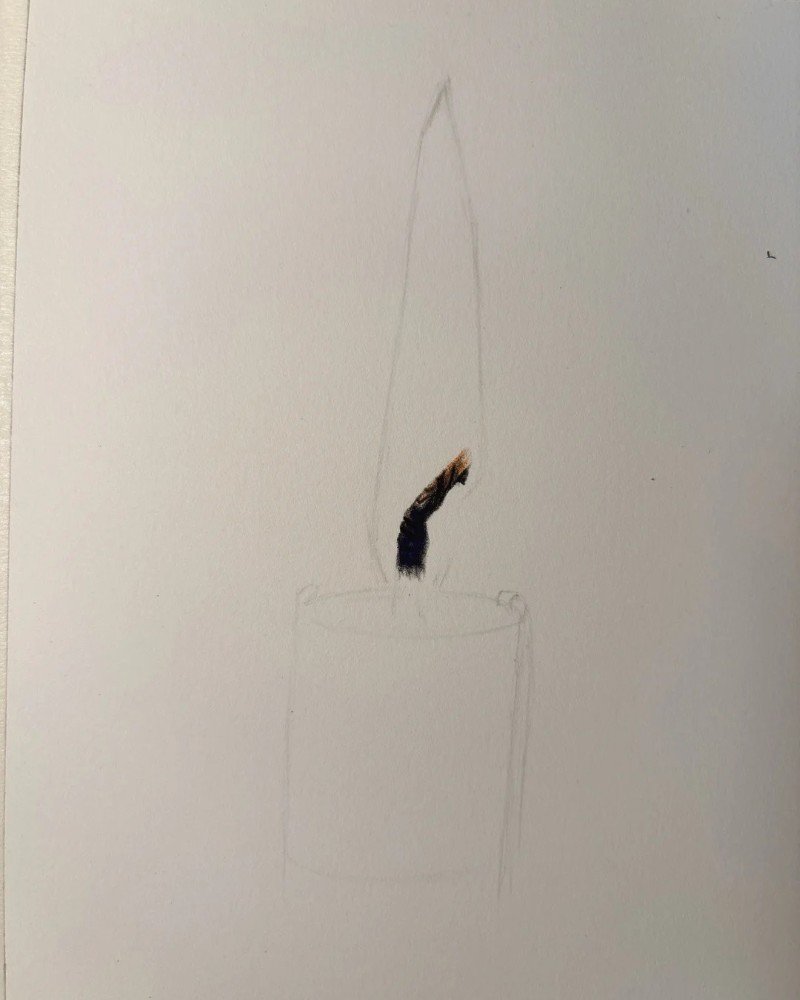 How to draw a fire flame 2