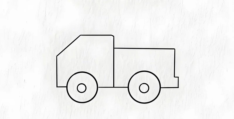 How to draw a fire truck easy 2