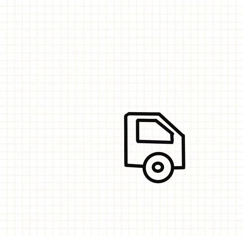 How to draw a fire truck easy for kids 2