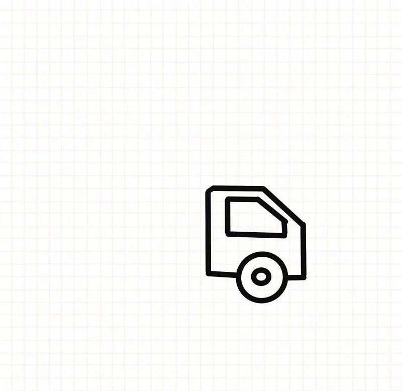 How to draw a fire truck easy for kids 3