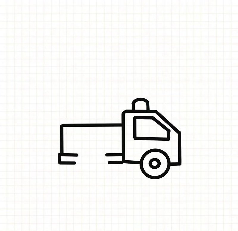 How to draw a fire truck easy for kids 4