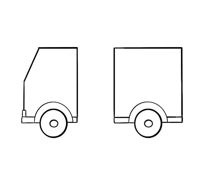 How to draw a fire truck step by step 3